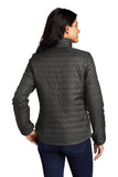 Newport Whalers Hockey Ladies Packable Puffy Jacket