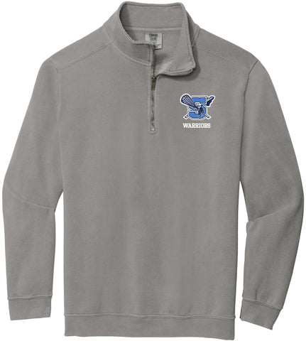 Seekonk Warriors Comfort Colors Ringspun 1/4 Zip Sweatshirt