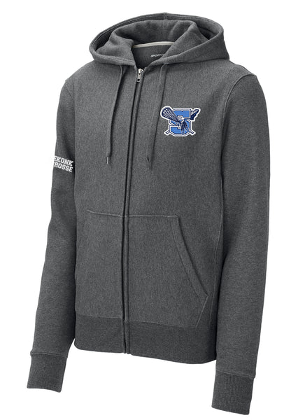 Seekonk Warriors Lacrosse Super Heavyweight Full Zip Hoodie