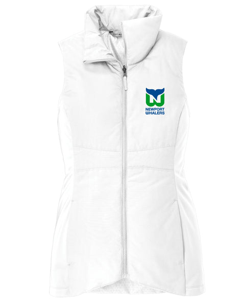 Newport Whalers Hockey Ladies Puffy Vest