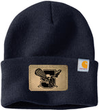 Seekonk Warriors Leather Patch Carhartt Watch Beanie