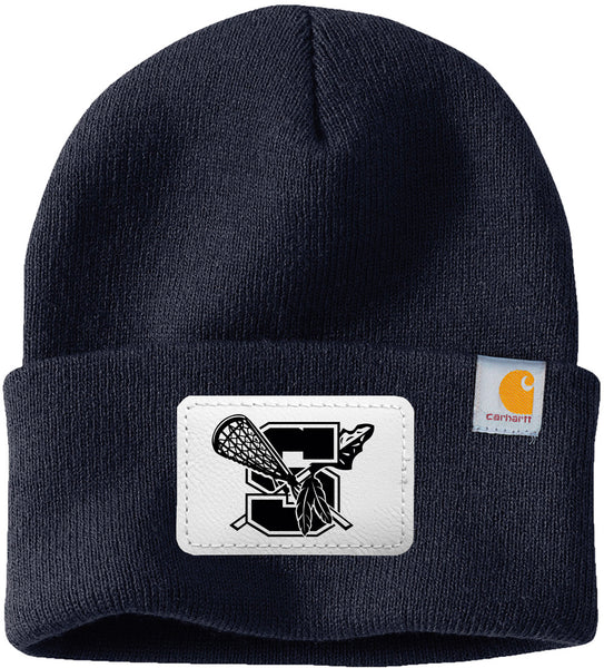 Seekonk Warriors Leather Patch Carhartt Watch Beanie