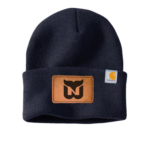 Newport Whalers Leather Patch Carhartt Watch Beanie