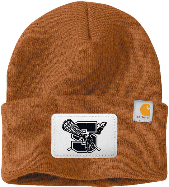 Seekonk Warriors Leather Patch Carhartt Watch Beanie