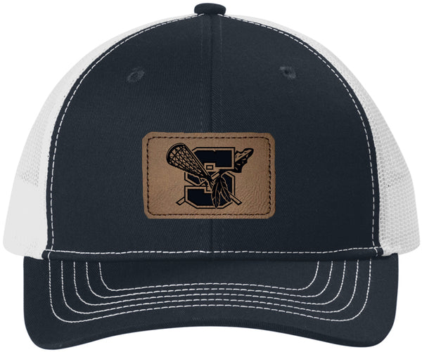 Seekonk Warriors Leather Patch Trucker Cap