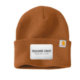 Treasure Coast Rowing Club Leather Patch Carhartt Watch Beanie