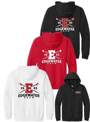 Edgewater Crew Heavy Blend Full-Zip Hooded Sweatshirt