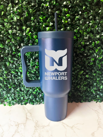 Newport Whalers 40oz Engraved Tumbler