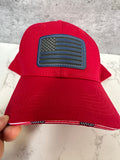 USA Leather Patch Hat