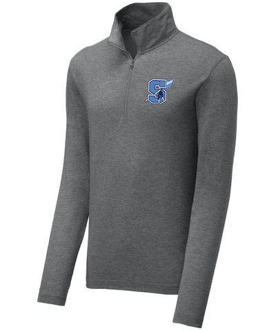 Seekonk Football PosiCharge Tri-Blend Wicking 1/4-Zip Pullover