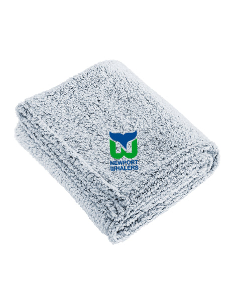 Newport Whalers Sherpa Plush Blanket