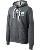 Newport Whalers Logo Lace Up Hoodie