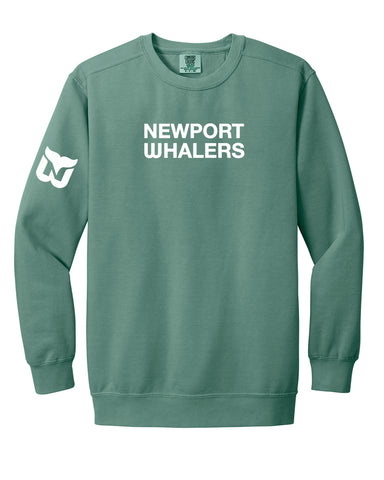 Newport Whalers Hockey Comfort Colors Ringspun Crewneck