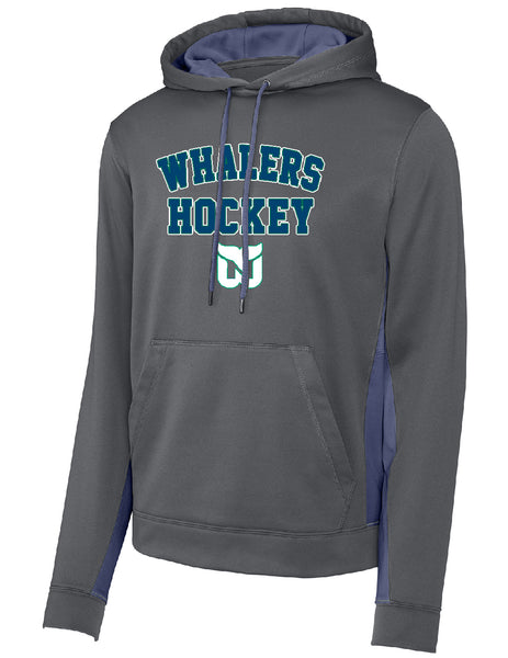 Newport Whalers Hockey Sport-Wick Fleece Colorblock Hoodie