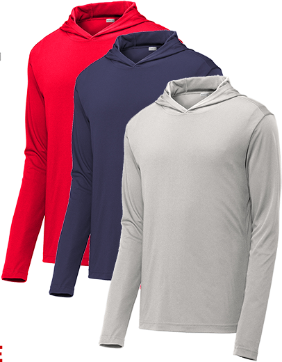 UV PROTECT PosiCharge Hooded Pullover Rower