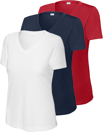 Ladies V-Neck Dri-Fit Tee