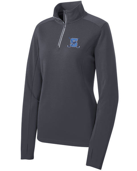 Seekonk Golf Team Ladies Sport-Wick Textured 1/4-Zip Pullover