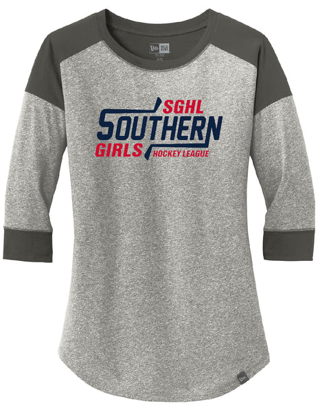 SGHL Ladies Heritage Blend 3/4-Sleeve Raglan Tee