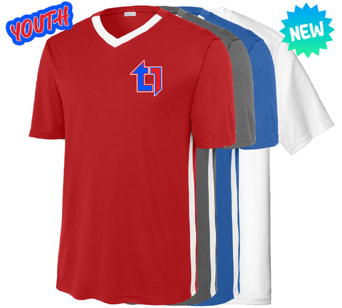 Type 1 Timer Hockey YOUTH Sport-Tek Competitor United V-Neck