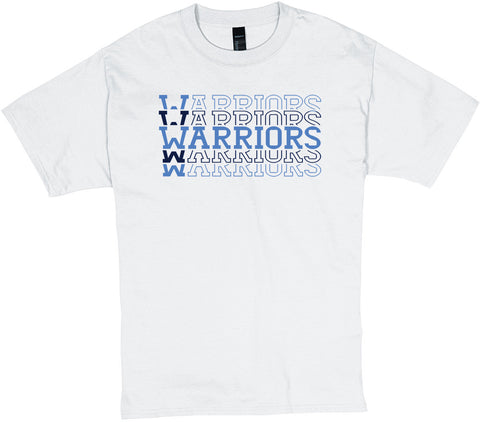 Seekonk Football Warriors Repeat Logo T-shirt