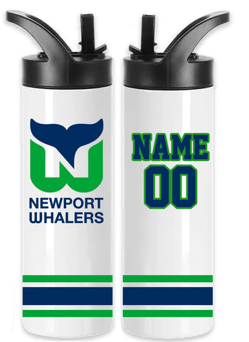 Newport Whalers Hockey Sport Water Bottle