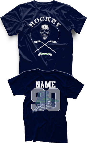 Jr. Everblades Skull Penalty Box Tee