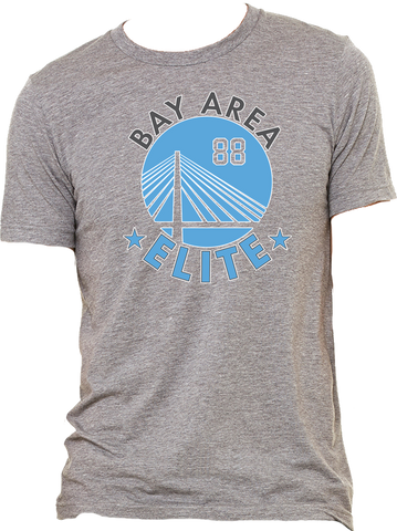 Bay Area Elite Triblend Logo Tee w/ Player Number