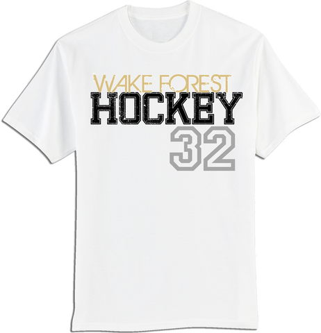 Wake Forest Large Number T-shirt with Player Number