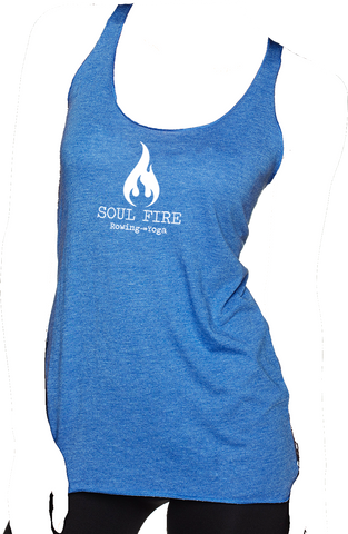 SOUL FIRE Rowing → Yoga Triblend Racerback Tank