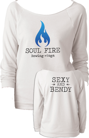 SOUL FIRE Rowing → Yoga  Lightweight French Terry 3/4-Sleeve Raglan