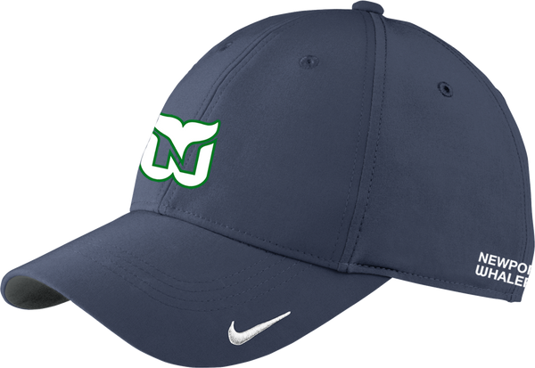 Newport Whalers Hockey Moisture Wicking Nike Cap with Player Number