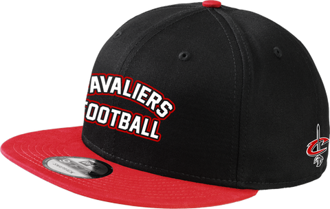 Cavaliers Football Team Colors NewEra Flat Bill Snap Back Cap