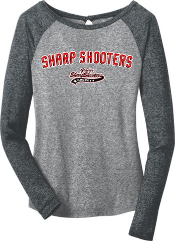 Sharp Shooters Block Microburn Long Sleeve Raglan Tee