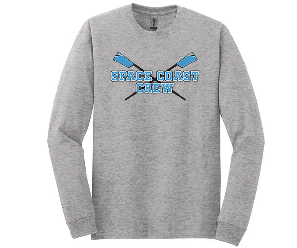 Space Coast Crew Logo Long Sleeve Cotton Tee