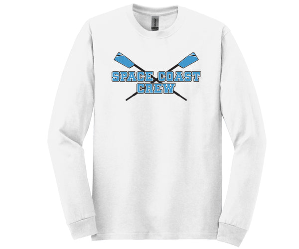 Space Coast Crew Logo Long Sleeve Cotton Tee